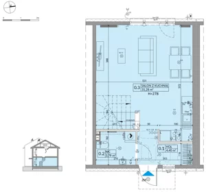 Dom 77,99 m², oferta nr 27B, Osiedle Słoneczne - etap 3, Sulejówek, ul. Szklarniowa