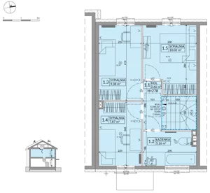 Dom 77,99 m², oferta nr 32A, Osiedle Słoneczne - etap 4, Sulejówek, ul. Szklarniowa