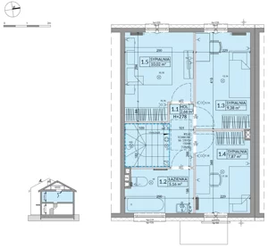 Dom 77,99 m², oferta nr 37B, Osiedle Słoneczne - etap 4, Sulejówek, ul. Szklarniowa