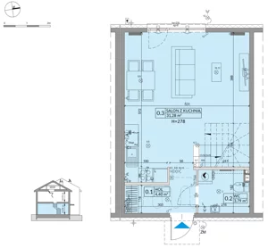 Dom 77,99 m², oferta nr 38A, Osiedle Słoneczne - etap 4, Sulejówek, ul. Szklarniowa