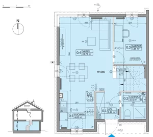 Dom 94,50 m², oferta nr 10A, Arkady Walendów - etap 3, Walendów, ul. Brzozowa