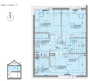 Dom 94,50 m², oferta nr 171A, Arkady Walendów etap 4-5, Walendów, ul. Brzozowa