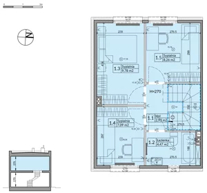 Dom 72,70 m², oferta nr 27A, Osiedle Stokrotki - etap 4, Boryszew, ul. Nadziei