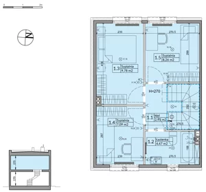 Dom 72,70 m², oferta nr 33A, Osiedle Stokrotki - etap 5, Boryszew, ul. Nadziei