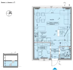 Dom 72,70 m², oferta nr 33A, Osiedle Stokrotki - etap 5, Boryszew, ul. Nadziei
