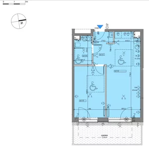 2 pokoje, mieszkanie 43,79 m², parter, oferta nr SU1, Miasto Ogród 6, Ożarów Mazowiecki, ul. Widok