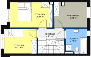 Dom 80,54 m², oferta nr 20B, Ogrody Przyjaciół 5, Warszawa, Białołęka, Szamocin, ul. Cieślewskich/Inna