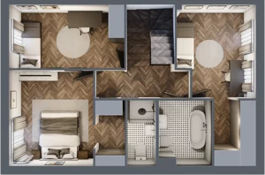 Dom 149,53 m², oferta nr 5A, Wille przy Lesie, Jazgarzewszczyzna, ul. Krzywa