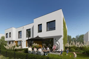 Boska Ksawerowska 2 - etap 3, nowe domy, Novisa Development, ul. Mały Skręt, Górna, Łódź