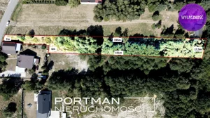 Działka 2 831,00 m², Dyzin, Sprzedaż