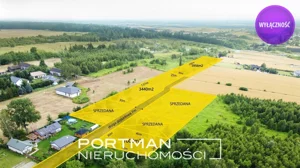 Działka 1 000,00 m², Osieck, Sprzedaż