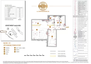 2 pokoje, mieszkanie 69,47 m², piętro 1, oferta nr B1.B2.P1.M12, Faktoria Młyn, Kraków, Bieńczyce, ul. Kocmyrzowska 3A
