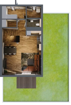 Dom 100,79 m², oferta nr A2, Osiedle Jabłoniowa Aleja, Choroszcz, ul. Rybacka
