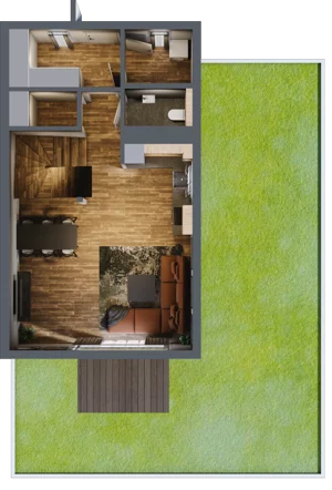 Dom 100,86 m², oferta nr B2, Osiedle Jabłoniowa Aleja, Choroszcz, ul. Rybacka