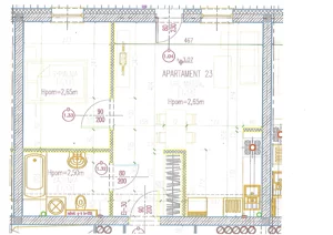 2 pokoje, apartament inwestycyjny 44,86 m², piętro 1, oferta nr 23, Perła Mórz, Sianożęty, ul. Lotnicza 1