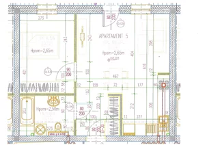 2 pokoje, apartament inwestycyjny 44,86 m², parter, oferta nr 5, Perła Mórz, Sianożęty, ul. Lotnicza 1