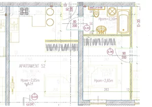 1 pokój, apartament inwestycyjny 30,47 m², piętro 2, oferta nr 52, Perła Mórz, Sianożęty, ul. Lotnicza 1