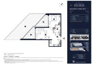 2 pokoje, apartament 54,50 m², parter, oferta nr D06, Rezydencja Zegrze III, Zegrze, ul. Groszkowskiego 22A