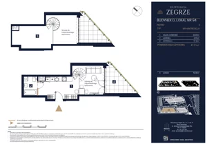 2 pokoje, apartament 47,91 m², piętro 4, oferta nr D94, Rezydencja Zegrze III, Zegrze, ul. Groszkowskiego 22A