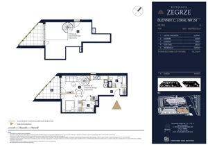 3 pokoje, apartament 78,29 m², piętro 4, oferta nr C24, Rezydencja Zegrze III, Zegrze, ul. Groszkowskiego 22A
