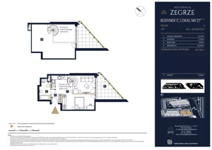 3 pokoje, apartament 69,18 m², piętro 4, oferta nr C27, Rezydencja Zegrze III, Zegrze, ul. Groszkowskiego 22A