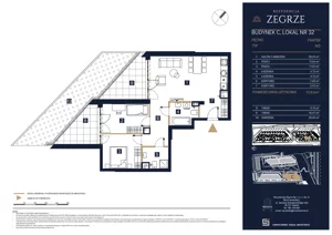 3 pokoje, apartament 70,63 m², parter, oferta nr C32, Rezydencja Zegrze III, Zegrze, ul. Groszkowskiego 22A