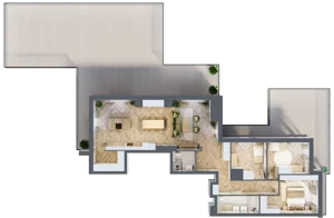 4 pokoje, apartament 111,24 m², piętro 4, oferta nr M.4.13, Marimonte - Apartamenty Mieszkalne, Warszawa, Bielany, Marymont-Kaskada, ul. Marymoncka 4