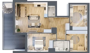 4 pokoje, apartament 88,99 m², piętro 6, oferta nr MA086, ale!KEN, Warszawa, Ursynów, Ursynów Centrum, ul. Indiry Gandhi 7