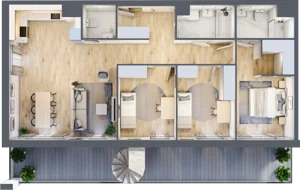 4 pokoje, apartament 99,26 m², piętro 6, oferta nr MA120, ale!KEN, Warszawa, Ursynów, Ursynów Centrum, ul. Indiry Gandhi 7