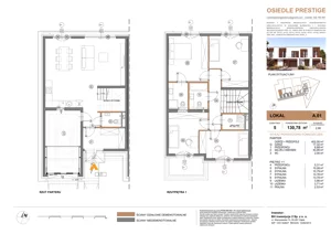 Dom 130,78 m², oferta nr A.1, Osiedle Prestige, Stare Babice, ul. Osiedlowa