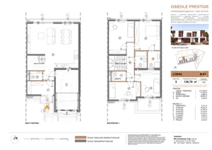 Dom 130,78 m², oferta nr B.1, Osiedle Prestige, Stare Babice, ul. Osiedlowa