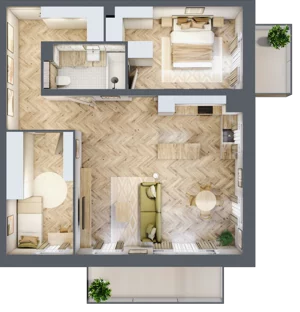 3 pokoje, mieszkanie 72,06 m², piętro 2, oferta nr M68, Nowa Częstochowa Mościckiego, Częstochowa, Częstochówka-Parkitka, ul. Mościckiego