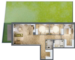 4 pokoje, mieszkanie 100,03 m², parter, oferta nr M5, Nowa Częstochowa Mościckiego, Częstochowa, Częstochówka-Parkitka, ul. Mościckiego