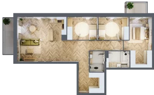4 pokoje, mieszkanie 100,03 m², piętro 4, oferta nr M37, Nowa Częstochowa Mościckiego, Częstochowa, Częstochówka-Parkitka, ul. Mościckiego