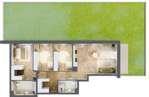 4 pokoje, mieszkanie 91,58 m², parter, oferta nr M4, Nowa Częstochowa Mościckiego, Częstochowa, Częstochówka-Parkitka, ul. Mościckiego