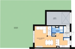 Dom 114,30 m², oferta nr 1B, Family Park Ksawerów, Ksawerów, ul. Łódzka 110