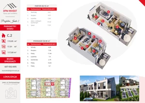 Dom 119,85 m², oferta nr C.2, Osiedle Przytulne Janki II, Janki, ul. Poniatowskiego 35