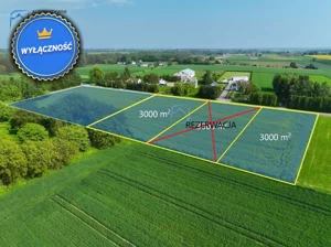 Działka 3 000,00 m², Konopnica, Sprzedaż