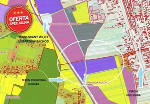Działka 27 128,00 m², Lubartów, Sprzedaż