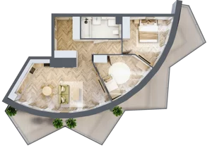 3 pokoje, apartament 69,10 m², piętro 6, oferta nr A77, Drago, Kraków, Bronowice, Górka Narodowa, ul. Stefana Banacha