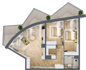 3 pokoje, apartament 81,24 m², piętro 6, oferta nr A78, Drago, Kraków, Bronowice, Górka Narodowa, ul. Stefana Banacha