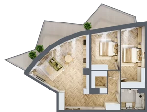 3 pokoje, apartament 81,23 m², piętro 5, oferta nr A67, Drago, Kraków, Bronowice, Górka Narodowa, ul. Stefana Banacha