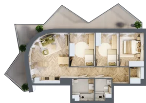 4 pokoje, apartament 78,22 m², piętro 5, oferta nr A71, Drago, Kraków, Bronowice, Górka Narodowa, ul. Stefana Banacha