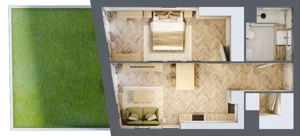 2 pokoje, apartament 46,12 m², parter, oferta nr A8, Drago, Kraków, Bronowice, Górka Narodowa, ul. Stefana Banacha