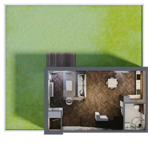 Dom 88,00 m², oferta nr 21.2 , Tesoro Golf Park 4PLEX, Pętkowice, ul. Parkowa