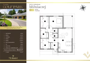 Dom 96,00 m², oferta nr 1.2., Tesoro Golf Park - Domy, Pętkowice, ul. Golfistów 1