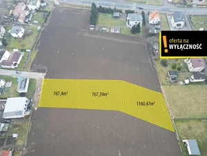 Działka 2 695,26 m², Krzyżanowice, Kolejowa, Sprzedaż