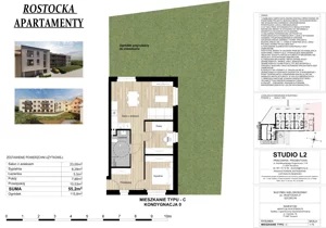 3 pokoje, apartament 55,20 m², parter, oferta nr 01, Słoneczne Warszewo, Szczecin, Północ, Warszewo, Rostocka 21