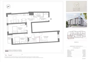 3 pokoje, apartament 86,16 m², piętro 1, oferta nr 1, Ventus Park, Świnoujście, Śródmieście, Piłsudskiego 7