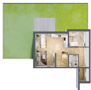 Dom 113,82 m², oferta nr 27_2, Osiedle Szumiących Traw - segmenty etap XV, Porosły, ul. Jesiennych Liści 99/1